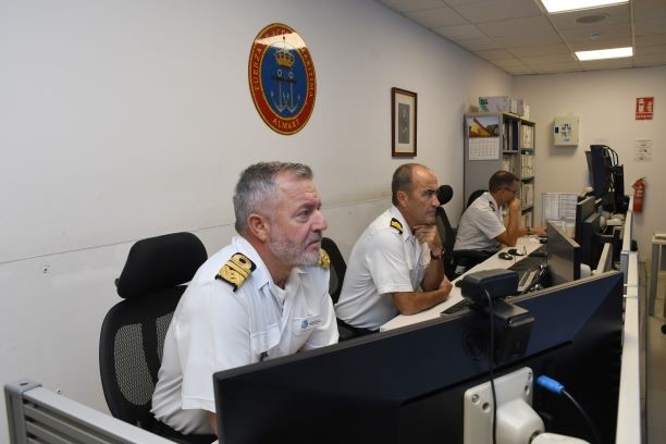 EUNAVFOR OPCDR and ALMART at the Maritime Action Monitoring and Operation Centre.